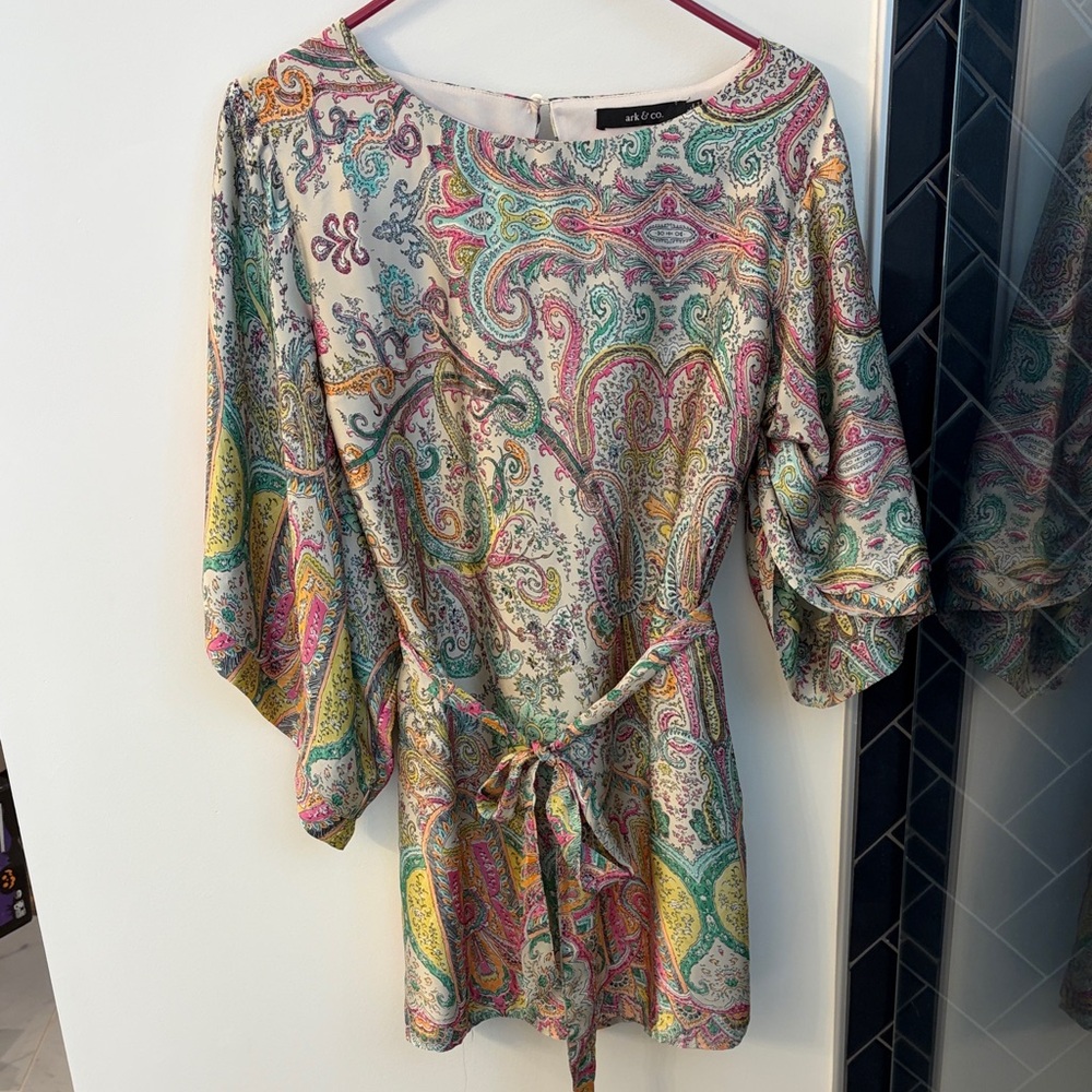 Ark & Co Multicolor Paisley Dress